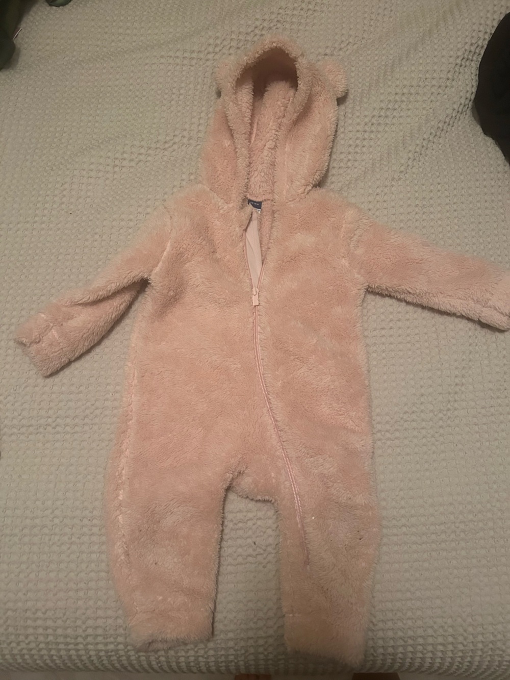 Old Navy Light Pink Fur Onesie